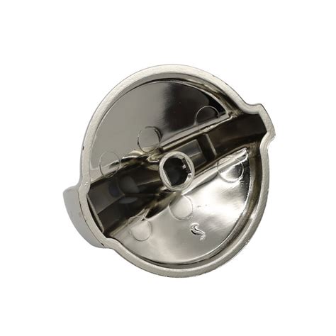 Burner Knob 5 Pieces Stainless Finish Compatible With GE Range