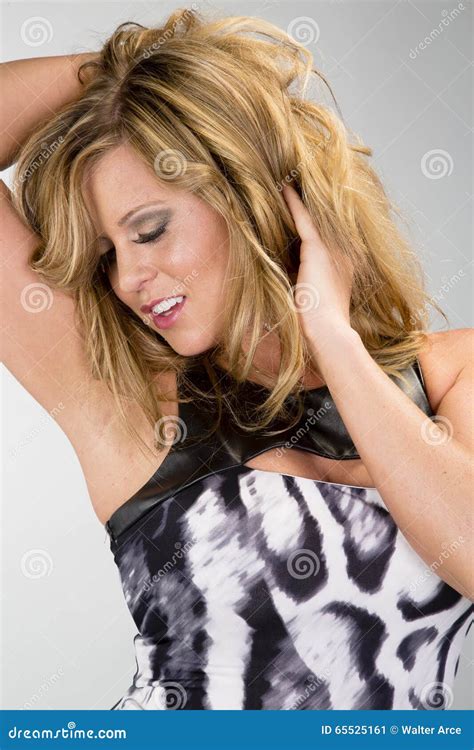 Blonde Studio Model Stock Image Image Of Gorgeous Cute