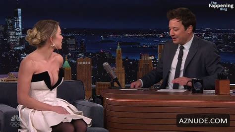 Sydney Sweeney Sexy Shows Off Her Hot Tits In Revealing Dress At The Tonight Show In New York