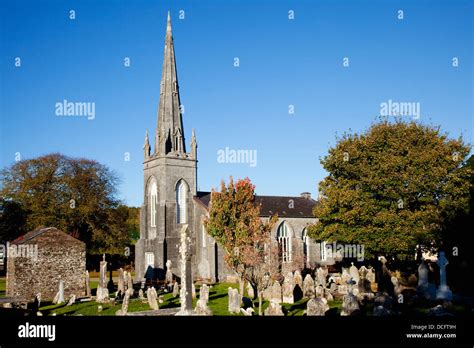 Old Church And Cemetery Carrigaline County Cork Ireland Stock Photo