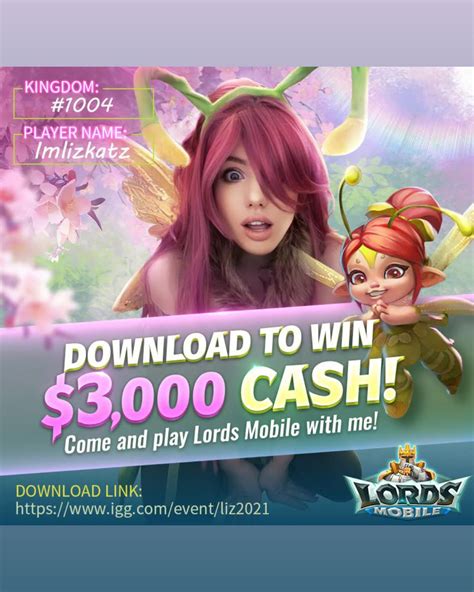Liz Katz on Twitter: "Play with me in Lords Mobile for a chance to win
