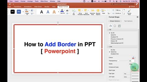 How To Add Border In PPT Powerpoint YouTube