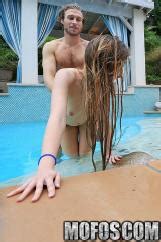 A Cannon Ball Contest Gets Nasty Real Quick When Lyra Louvel Strips Out Of Her Bikini And Shows