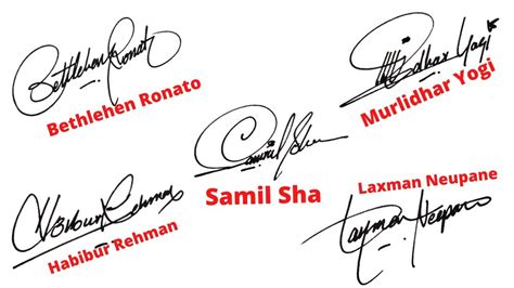 The Best Name Signature Ideas For A To Z How To Create The Perfect