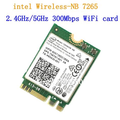 New For Intel Dual band Wireless N 7265 7265NGW 802.11N 2 x 2 WiFi ...