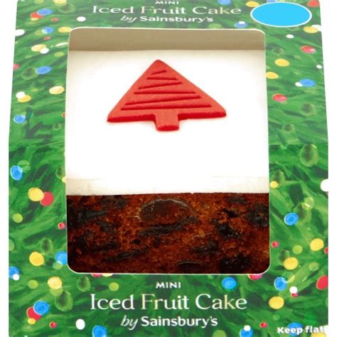 Sainsburys Mini Iced Fruit Cake 150g Compare Prices And Where To Buy