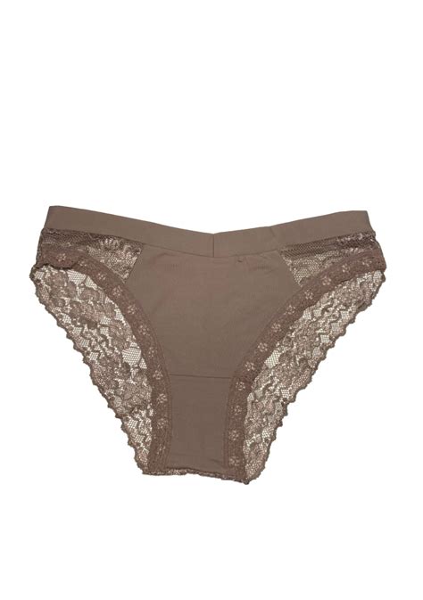 Calcinha Cós Em Microfibra e Renda Michelle Lingerie