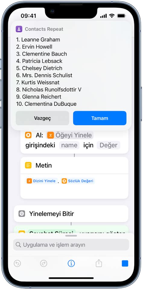 Iphonedaki Veya Ipaddeki Kestirmelerde Listeleri Kullanma Apple