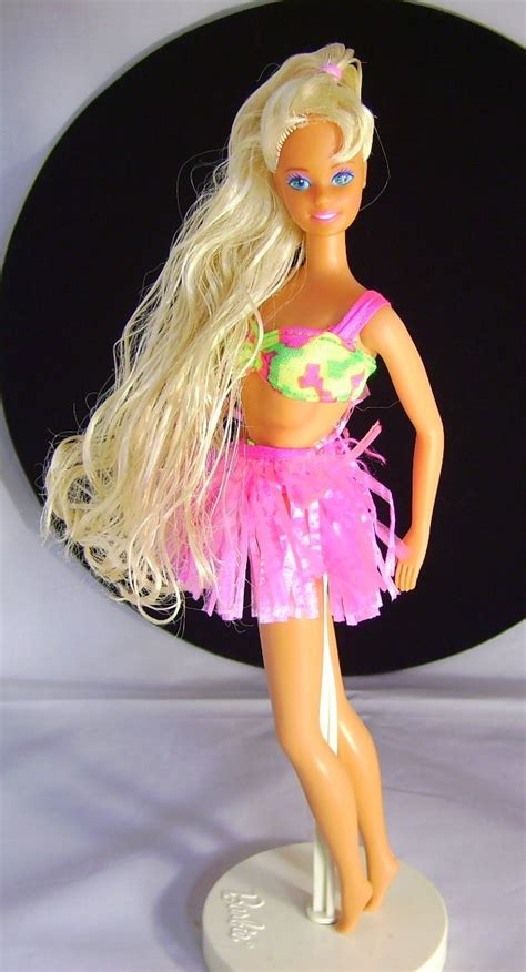 Vintage 1990 Hawaiian Fun Blonde Barbie Doll 5940 W By Urstoday