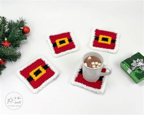 Christmas Crochet Coasters My Crochet Space