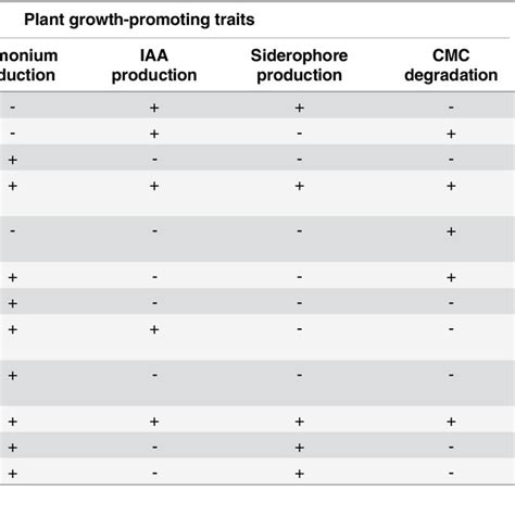 Pgp Traits Of Isolated Bacteria Across Different Classes Download Table