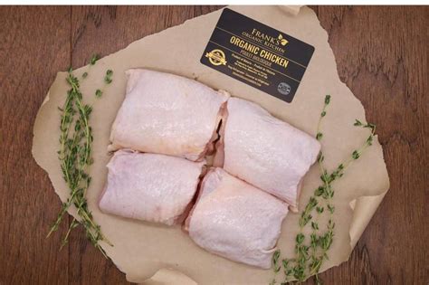 Boneless Skinless Organic Chicken Thighs 600g4pc