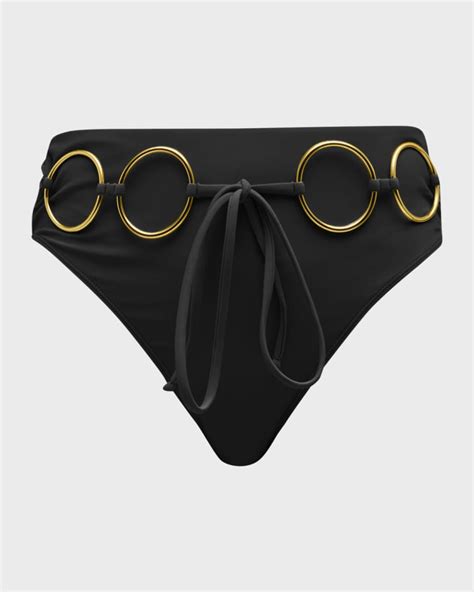 Ramy Brook Kimber Belted Bikini Bottoms Neiman Marcus