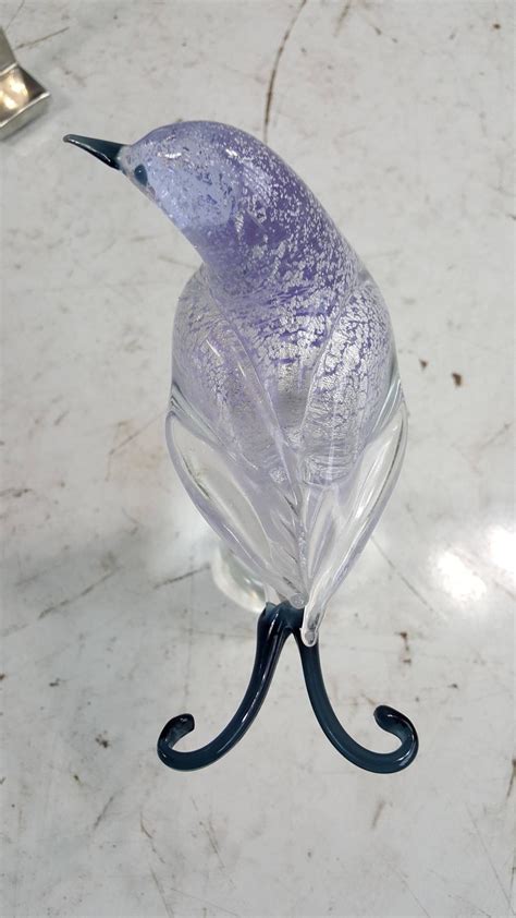 Murano Glass Bird Collection Four Formia Vetri Di Murano At 1stdibs