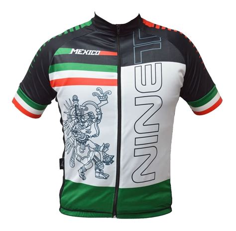 Jersey De Ciclismo Ruta O Mtb Mexico Blanco Nineth Team Meses Sin