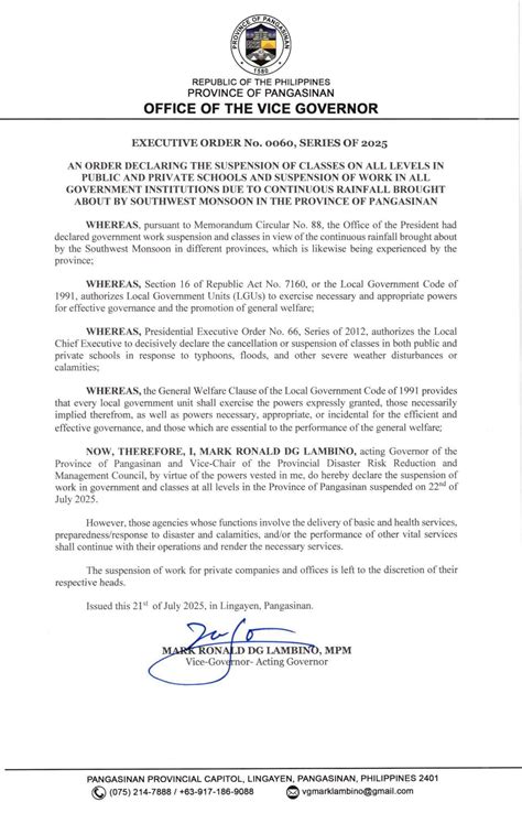 General orders issued today change how local departments operate 2