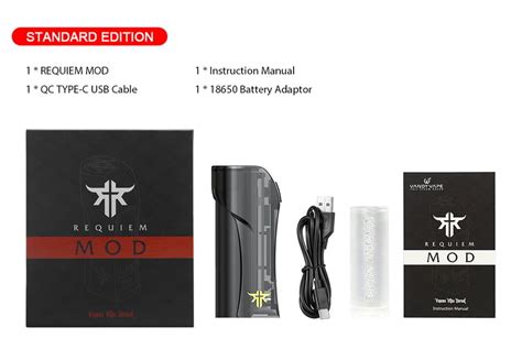 Vandy Vape X El Mono Vapeador Requiem 95W Mod Vapeklub