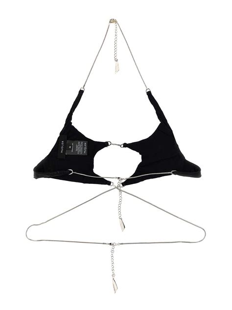 Bikinis Mugler Chain Bikini Bra S BW Thebs