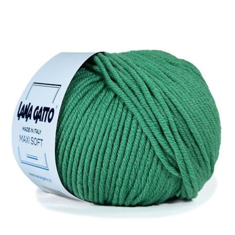 Пряжа Lana Gatto - Maxi Soft (14602-папоротник), 90м/50г, 2 шт. (Лана ...