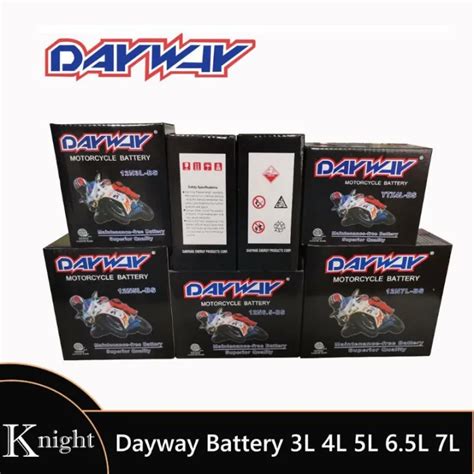 Motorcycle Dayway Battery 3L 4L 5L Battery Charger Lazada PH