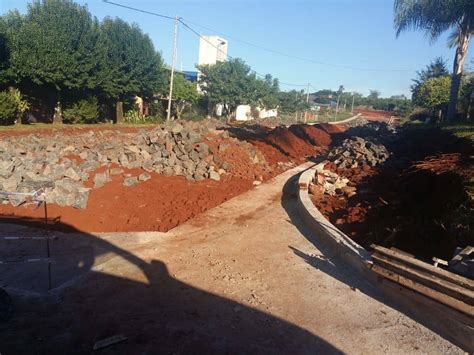 Cerro Azul Avanzan Las Obras De Empedrado Frente Al NENI N 2037