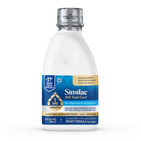 Similac 360 Total Care Advance Ready To Feed Infant Formula Bottle