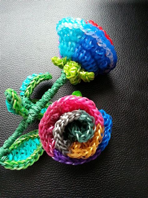 Rainbow Loom Rainbow Rose Tutorial Part 1 Rainbow Loom Charms