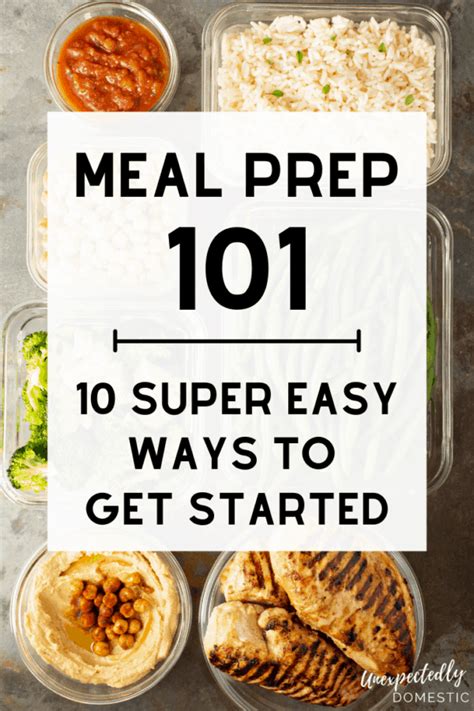 How to Meal Prep for the Week: 10 Healthy & Super Easy Ideas