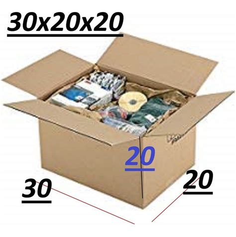 Cajas Carton 30x20x20 70 Lbs Hijos De Garber Srl