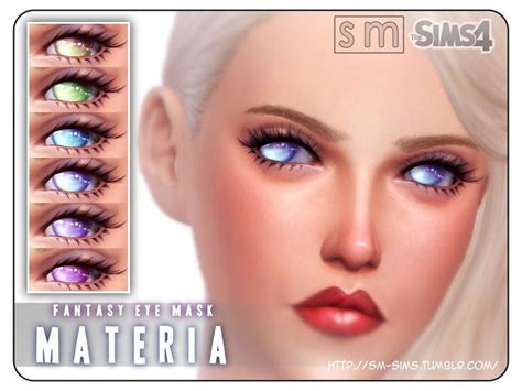 Screaming Mustard S Materia Fantasy Eye Mask Sims Sims 4 Anime