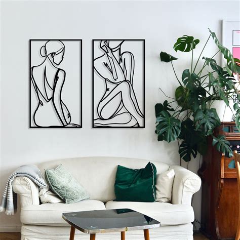 Gold Female Body Metal Wall Art Nude Women Body Wall Art Etsy