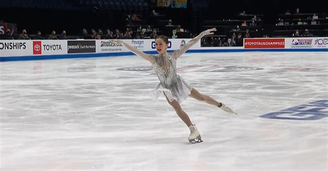 14 Year Old Figure Skater Performs Mindblowing Routine At U S