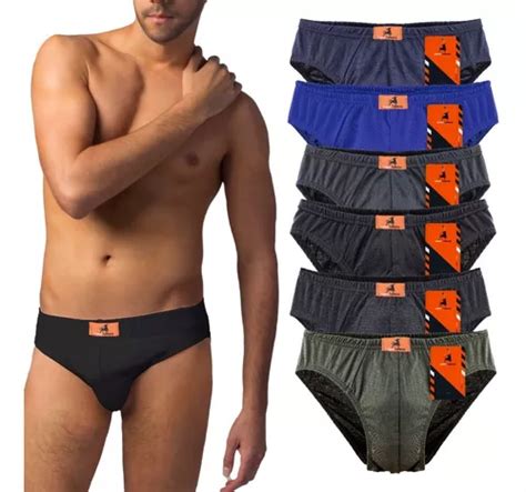 Pack Trusa Bikini Hombre Algodón Likra Cómodo Seguro Meses sin intereses