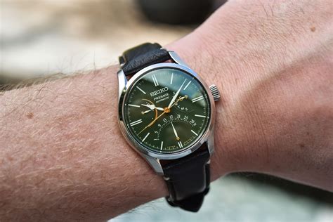 Hands On Seiko Presage Urushi Green Dial Double Retrograde Off