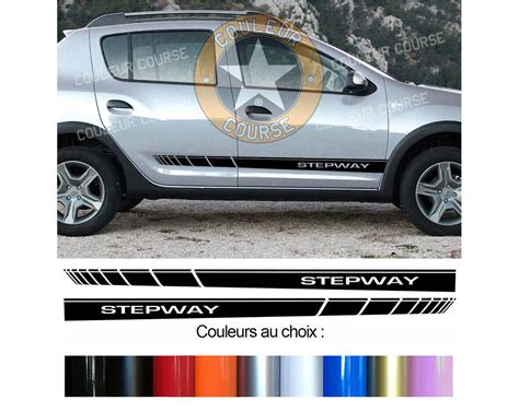 Bandes Bas De Caisse Pour Dacia Sandero Stepway Autocollant Sticker