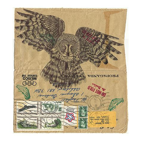 Bic Biro Drawing On 1971 Envelope Behance