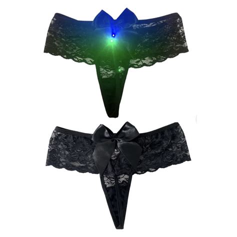 Kit 2 calcinha sensual pisca led sexy lingerie laço tanga erótica Shopee Brasil