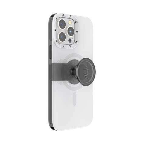 White — Iphone 13 Pro Max Magsafe Phone Case Popsockets Uk