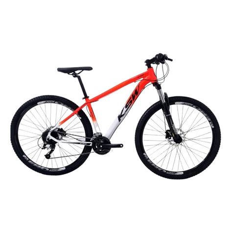 Bicicleta Aro 29 Ksw Xlt 24v K7 Câmbios Shimano Freio Hidráulico Garfo