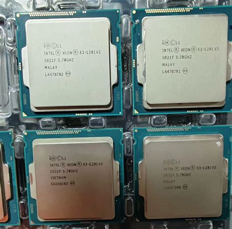 Intel Xeon E3-1281 V3 4Core 8Threads LGA1150 SR21F 3.70GHz CPU ...
