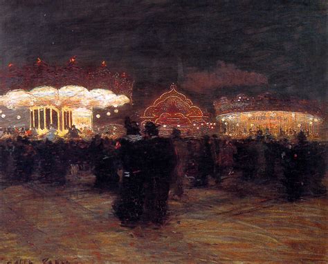 Luna Park París 1900 Giacomo Balla