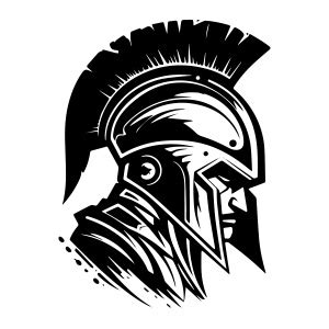 Spartan head vector logo : Buy The Logo