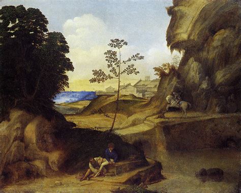 Giorgione Il Tramonto The Sunset