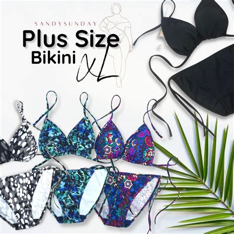 Jual Pasti Berkualitas Bikini Set BigSize XL Avisa Plus Size Bikini Tali Bikini Pantai Jumbo