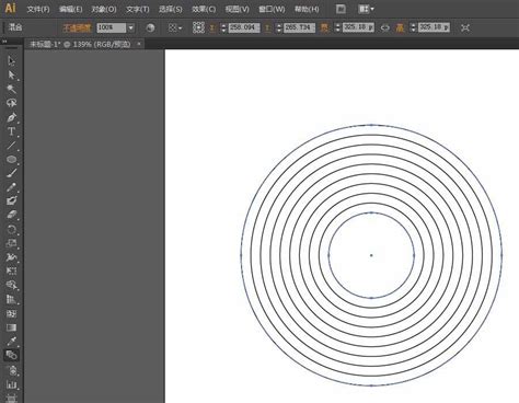 AI怎么画同心圆 ai绘制同心圆的三种方法 Illustrator教程 悠悠之家