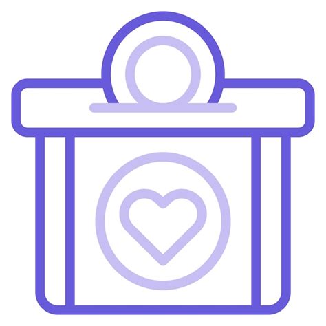 Premium Vector Charity Box Vector Illustration