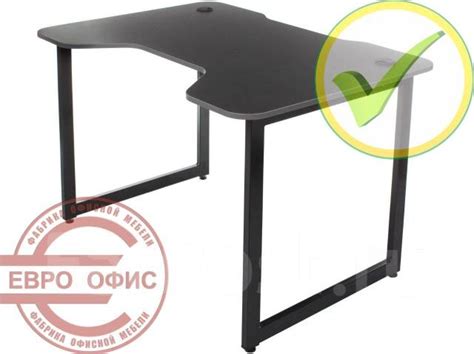 Стол компьютерный геймерский Knight Table L чёрный, новый, под заказ ...