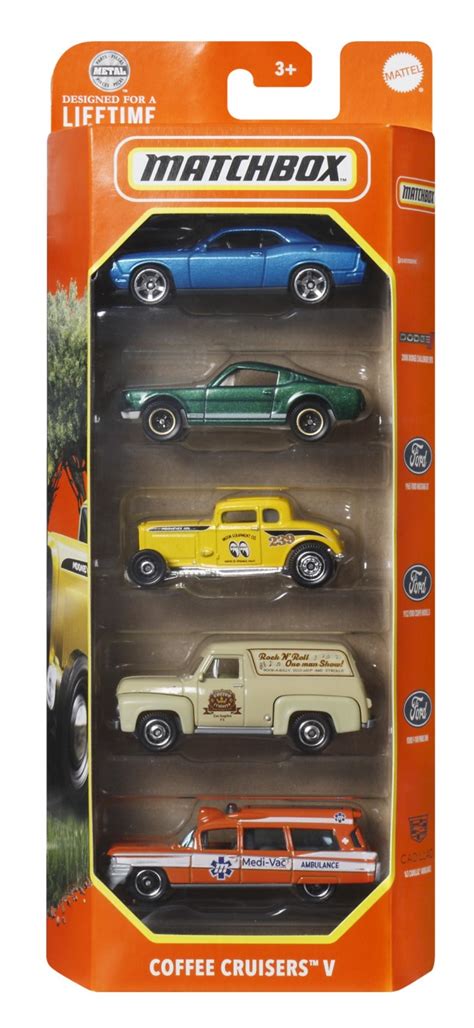Set 5 Masini Metalice Hot Wheels Coffee Cruisers V Mattel Hot Wheels Mattel