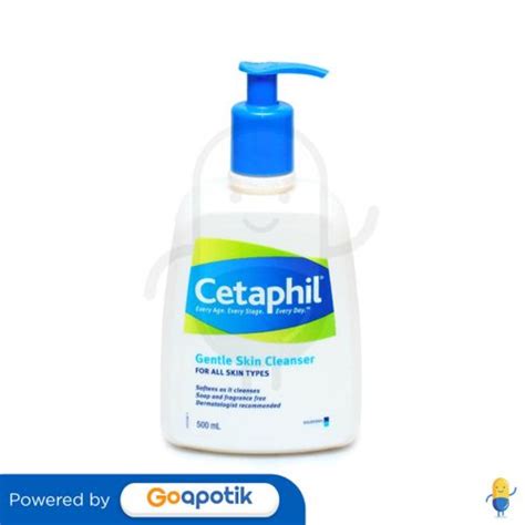 Cetaphil Gentle Skin Cleanser 500 Ml Botol Kegunaan Efek Samping