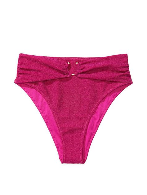 I Lt L Y Ksek Bel Cheeky Bikini Alt Pembe Victoria S Secret